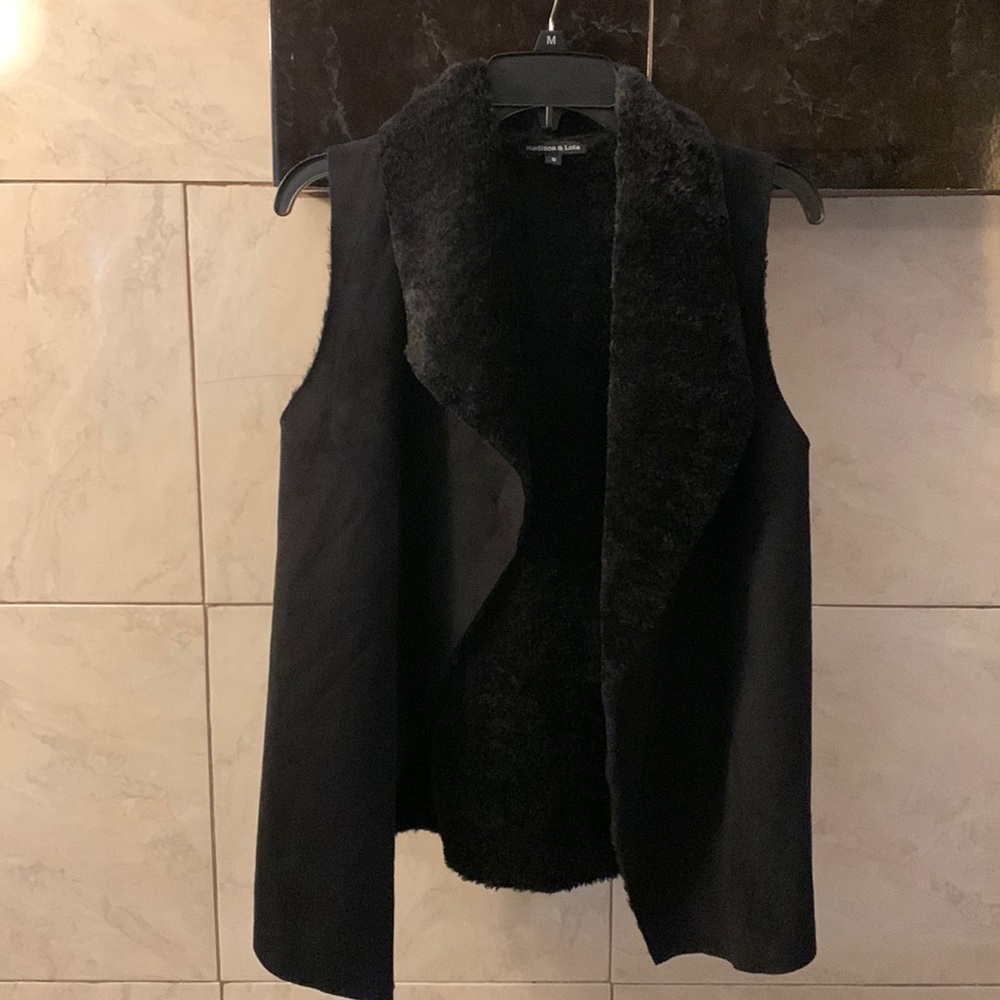 Madison and Lola Womens fur vest